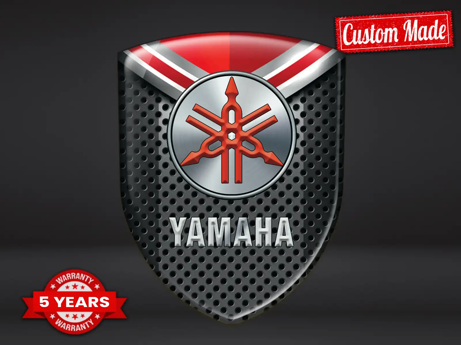 Yamaha Heckscheibenaufkleber Modern Max Pro Robust